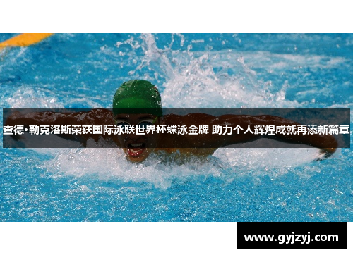 查德·勒克洛斯荣获国际泳联世界杯蝶泳金牌 助力个人辉煌成就再添新篇章 查德·勒克洛斯荣获国际泳联世界杯蝶泳金牌 助力个人辉煌成就再添新篇章